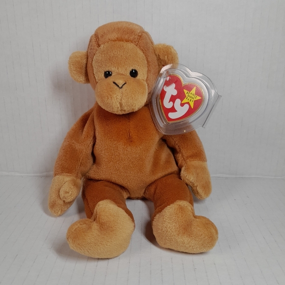 Ty | Toys | Rare Vintage 995 Bongo Monkey Ty Beanie Baby | Poshmark
